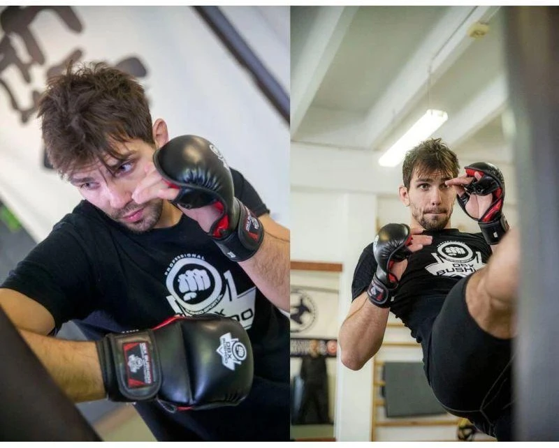 MMA treniruočių pirštinės S/M - Phantom Raudona - Valor Series