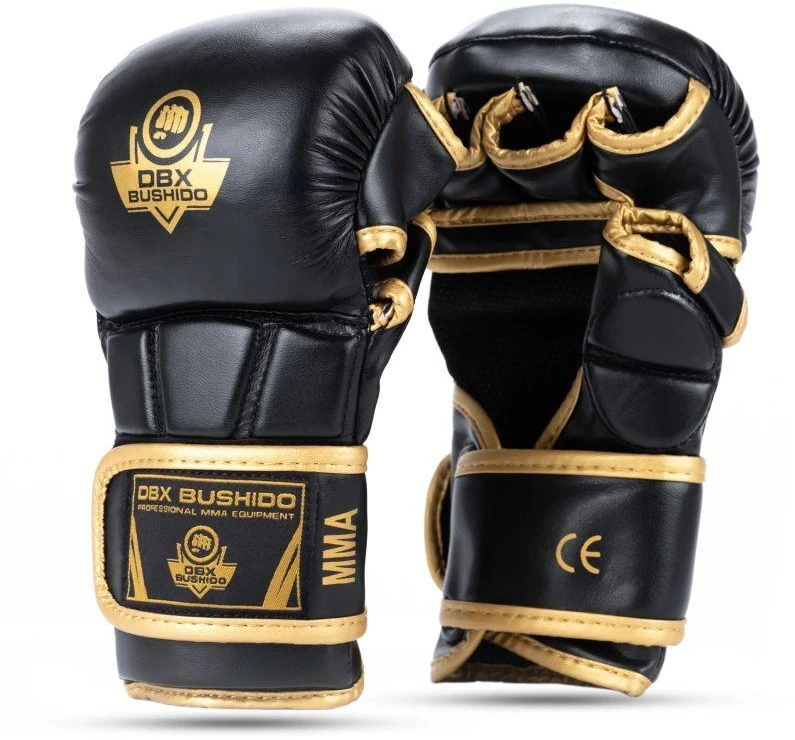 MMA treniruočių pirštinės S - Master Gold - Valor serija