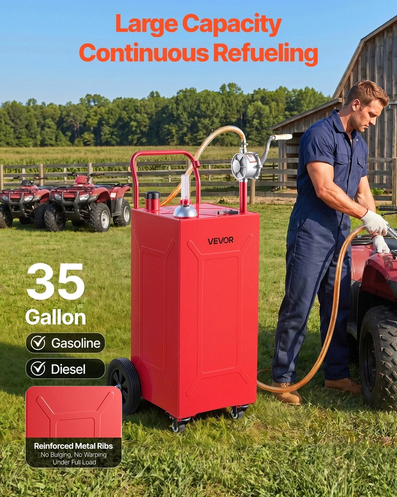 Mobili kuro talpa su pompa VEVOR FF-920S-35Gal-4, 132,5 l