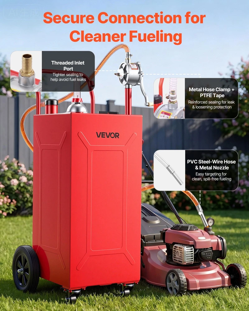 Mobili kuro talpa su pompa VEVOR FF-920S-35Gal-4, 132,5 l