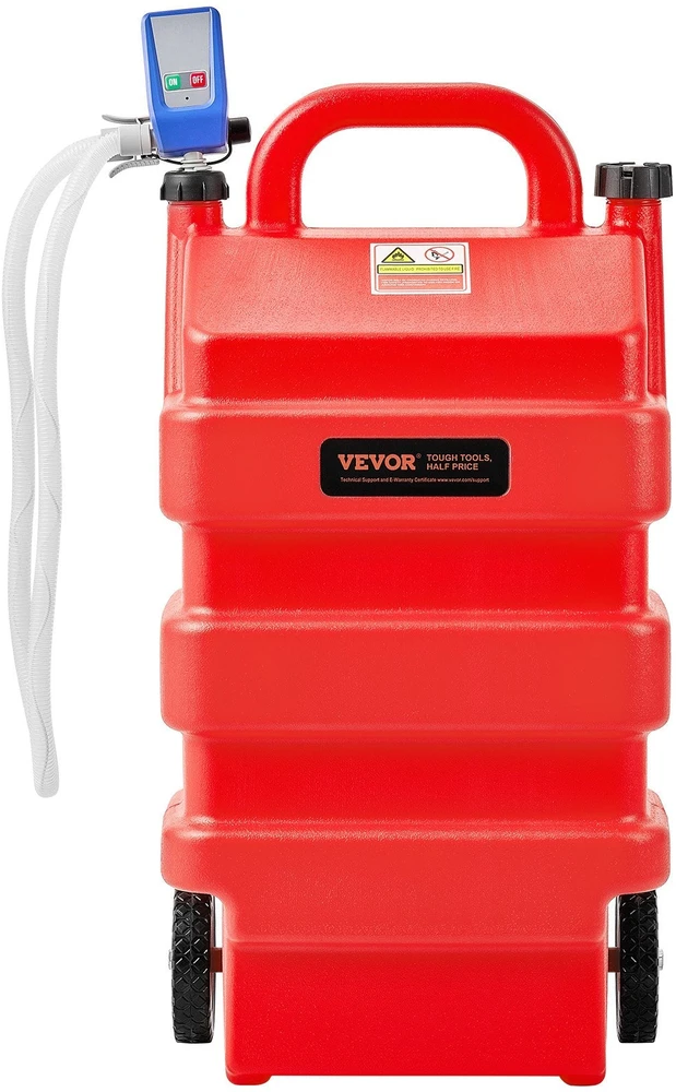 VEVOR Nešiojama 60 litrų kuro talpykla su elektriniu siurbliu