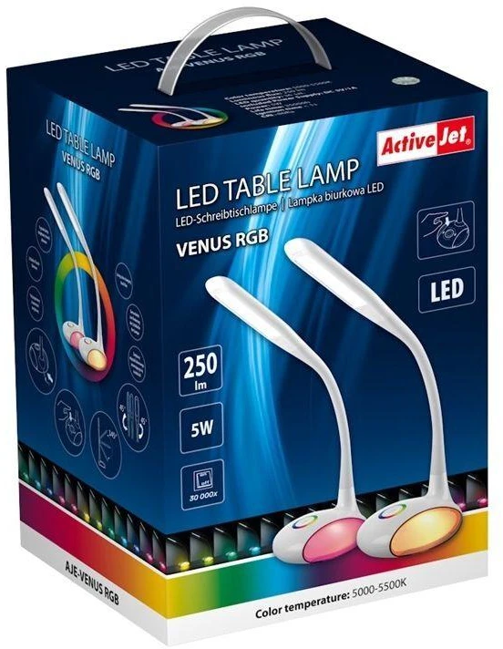 Šviesus stalinis LED „Activejet“ (RGB – daugiaspalvis)