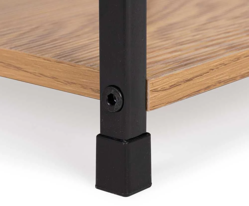 Knygų lentyna ModernHome Loft, 144,5x29x23,5 cm, ruda
