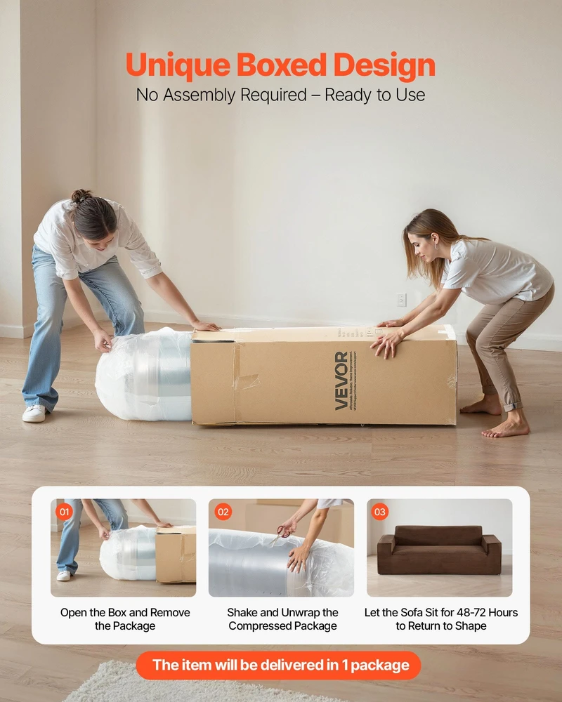 VEVOR 2110 mm moderni sofa be surinkimo