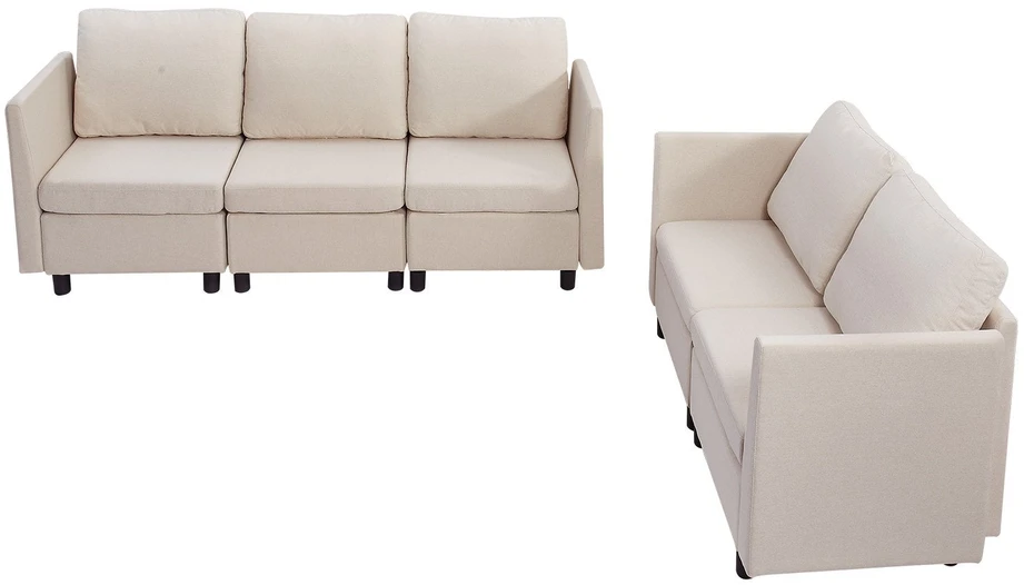 VEVOR Modulinė 5 vietų sofa su paslėpta saugykla