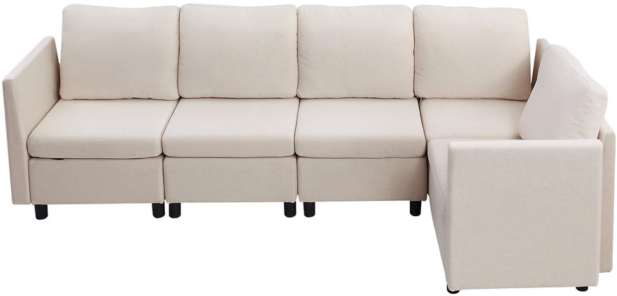 VEVOR Modulinė 5 vietų sofa su paslėpta saugykla