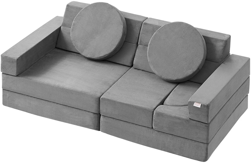 VEVOR Vaikiška modulinė sofa, 15 dalių