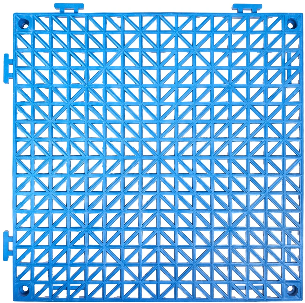 Vevor Į žemę įleidžiamos kilimėlių plytelės, 50 vnt., 30x30 cm, mėlynos