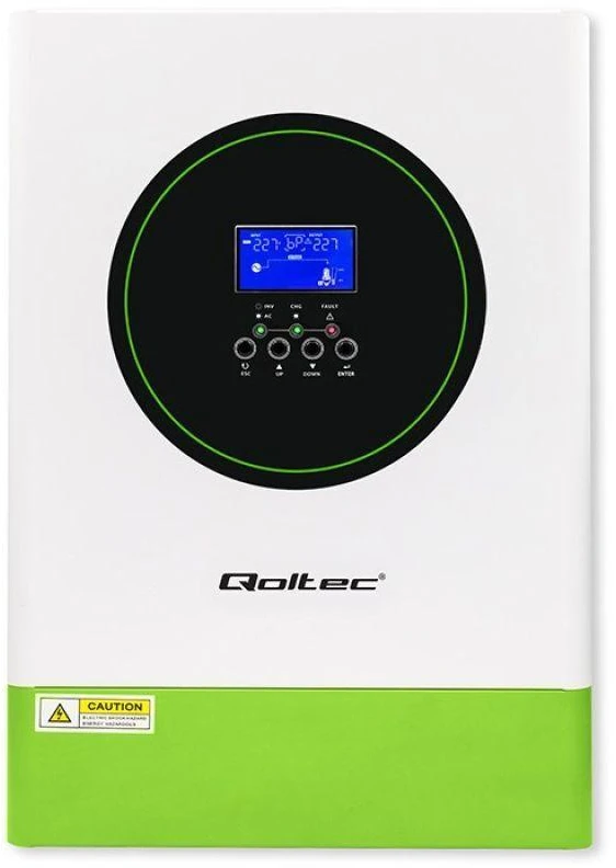 Modulinis hibridinis saulės inverteris Qoltec 53861 Off-Grid 6200w 120a 48v