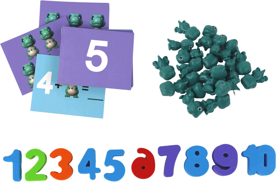 Lean Toys Matematinis Žaidimas Dinozauras su Svarstyklėmis