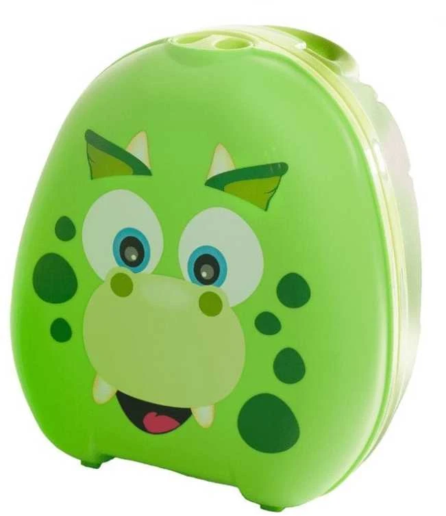 Mokomasis nešiojamas naktipuodis My Carry Potty, dinozauras, žalios spalvos