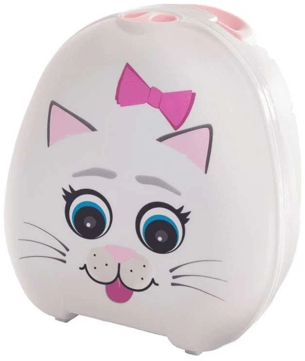 Mokomasis nešiojamas naktipuodis My Carry Potty, katytė, rožinės spalvos