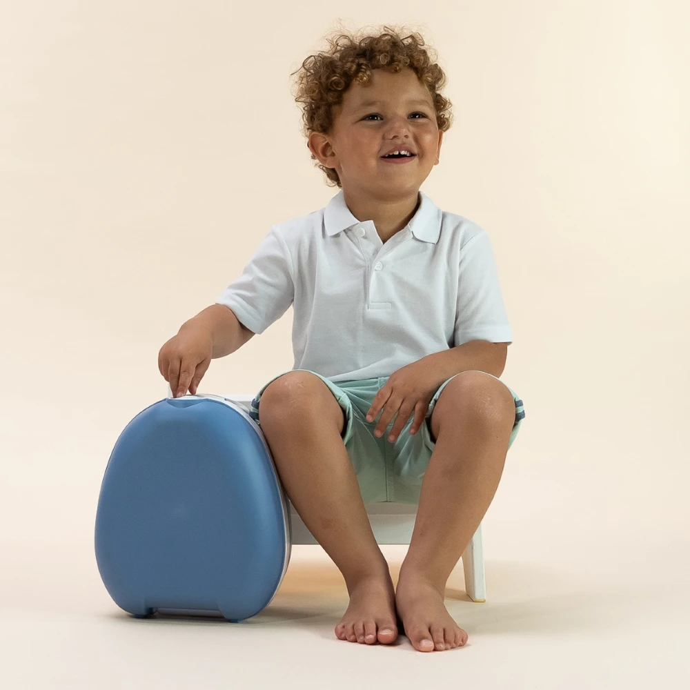 Mokomasis nešiojamas naktipuodis My Carry Potty, mėlyna pastelė