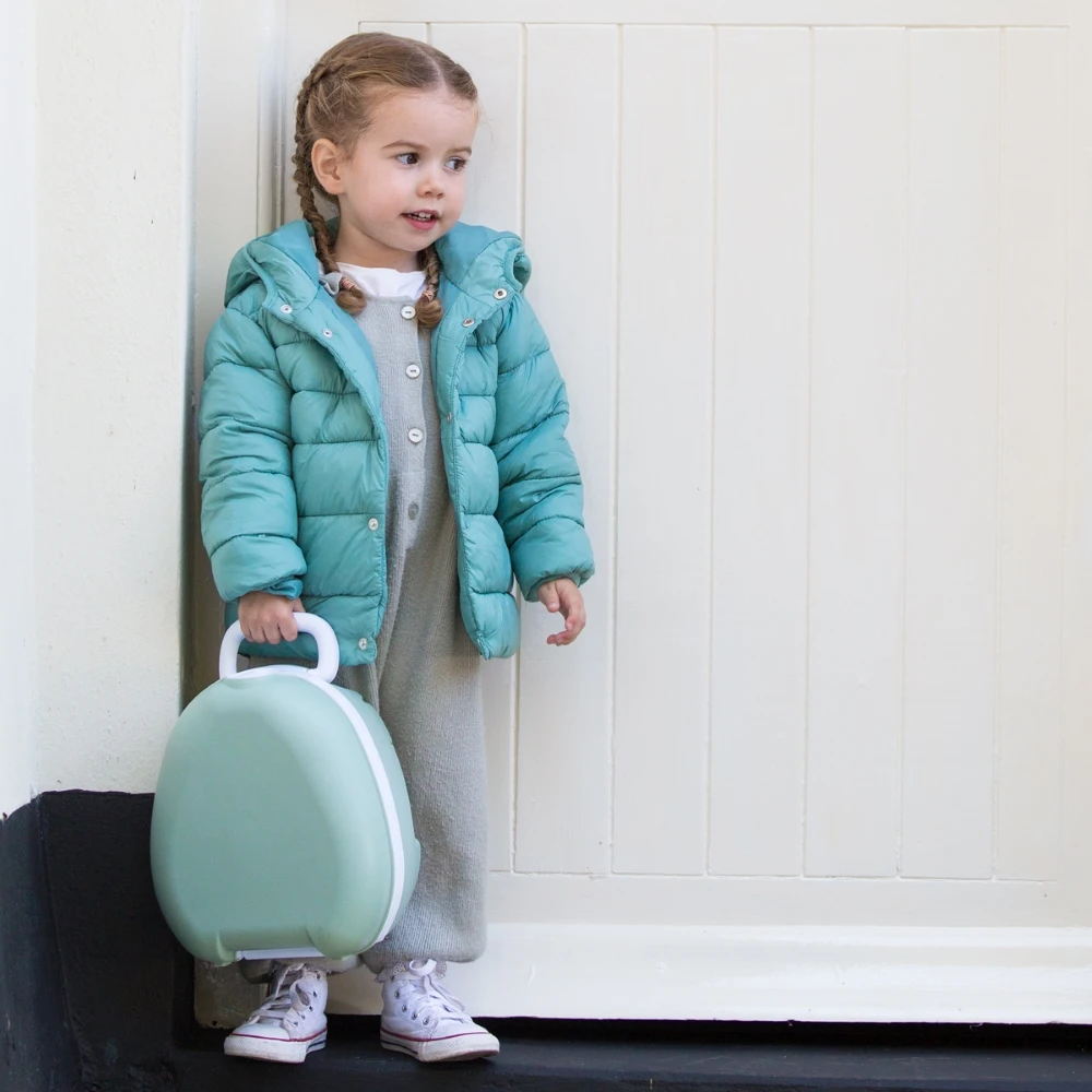 My Carry Potty Mokomasis nešiojamas naktipuodis, Žalia pastelė