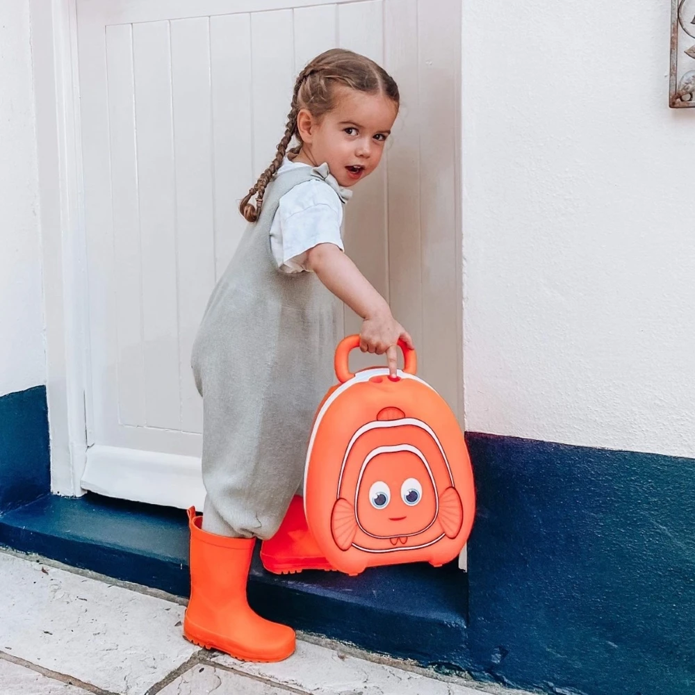Mokomasis nešiojamas naktipuodis My Carry Potty, žuvelė, oranžinės spalvos