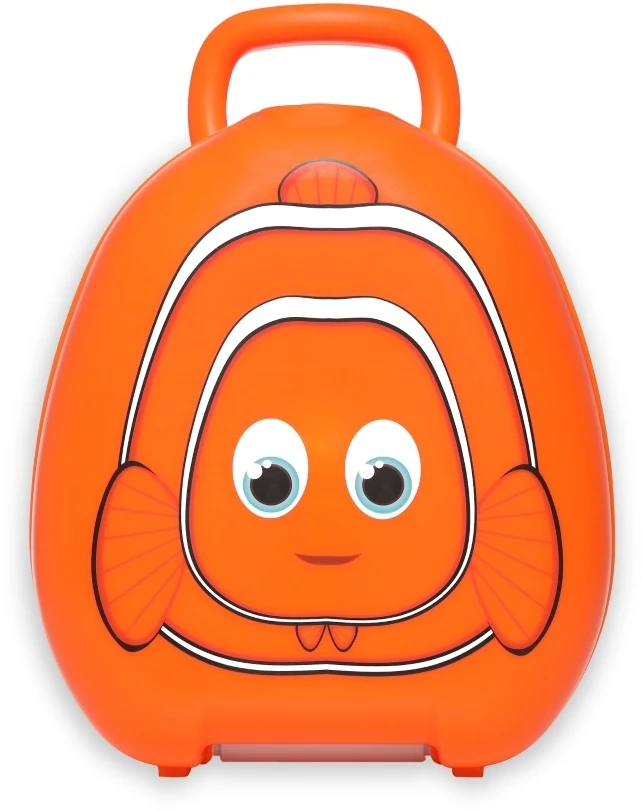 Mokomasis nešiojamas naktipuodis My Carry Potty, žuvelė, oranžinės spalvos