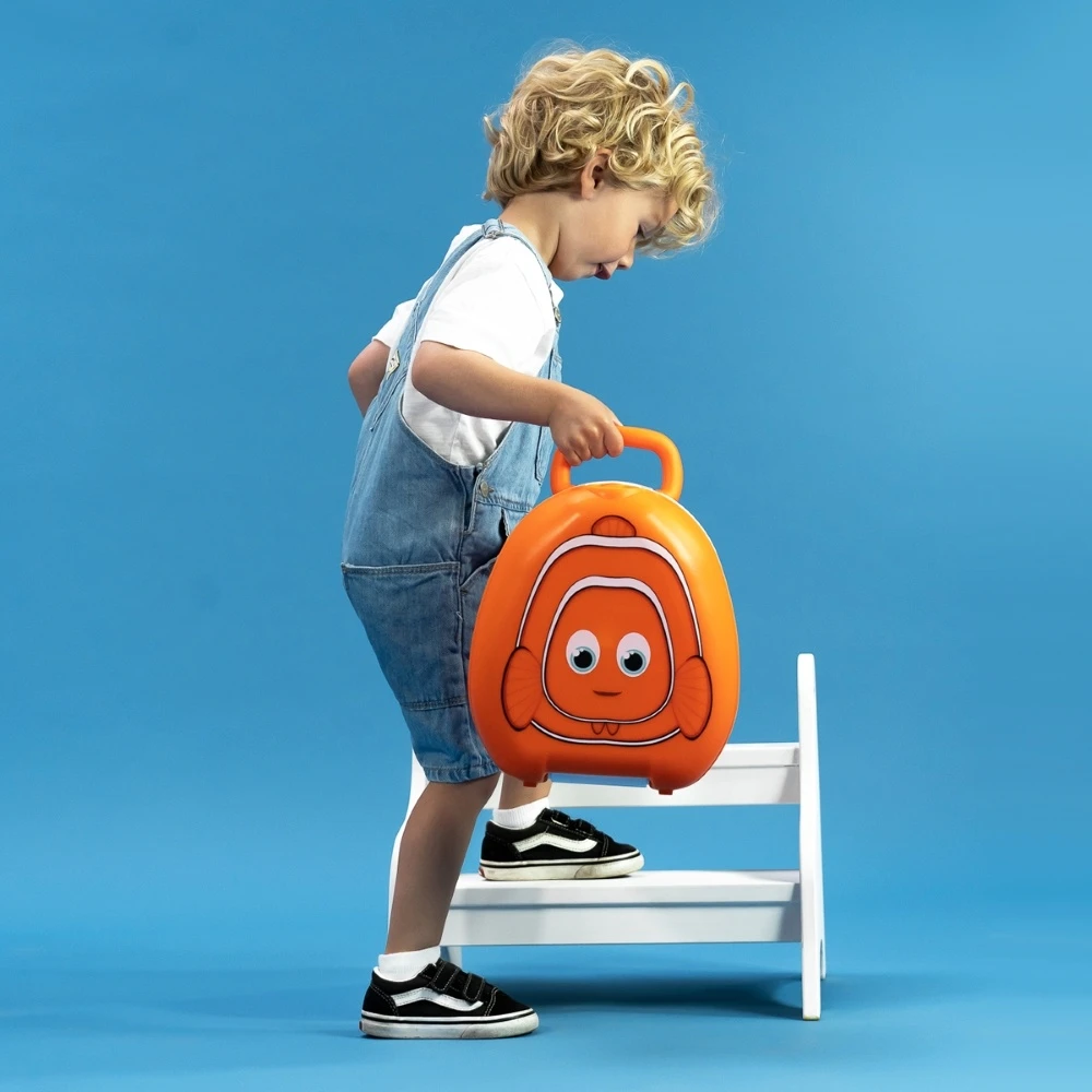 Mokomasis nešiojamas naktipuodis My Carry Potty, žuvelė, oranžinės spalvos