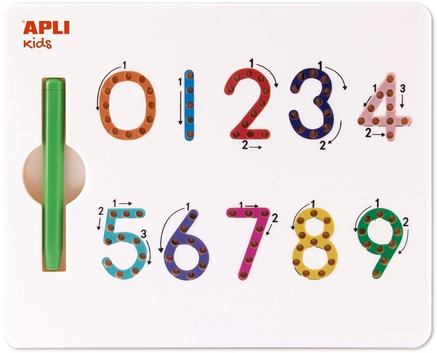 Mokomoji magnetinė lenta 123 SKAIČIAI - Apli Kids