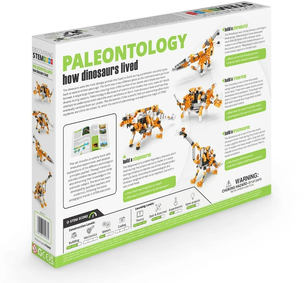 Mokslinis rinkinys „PALEONTOLOGIJA: Dinozaurų gyvenimo paslaptys“