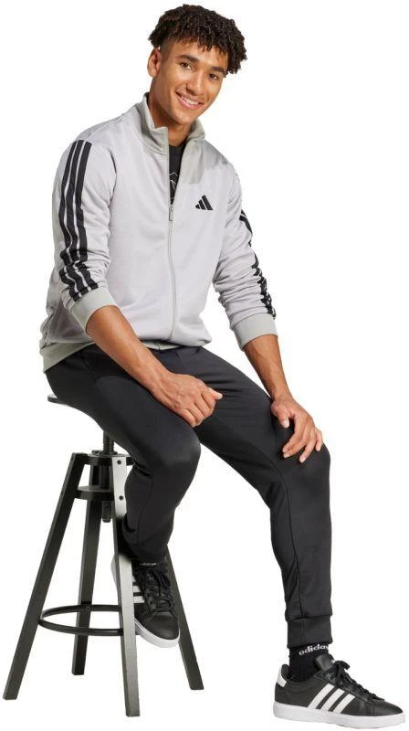 Mokyklinis kostiumas adidas Sportswear Basic 3-Stripes French Terry Tracksuit M JI8876