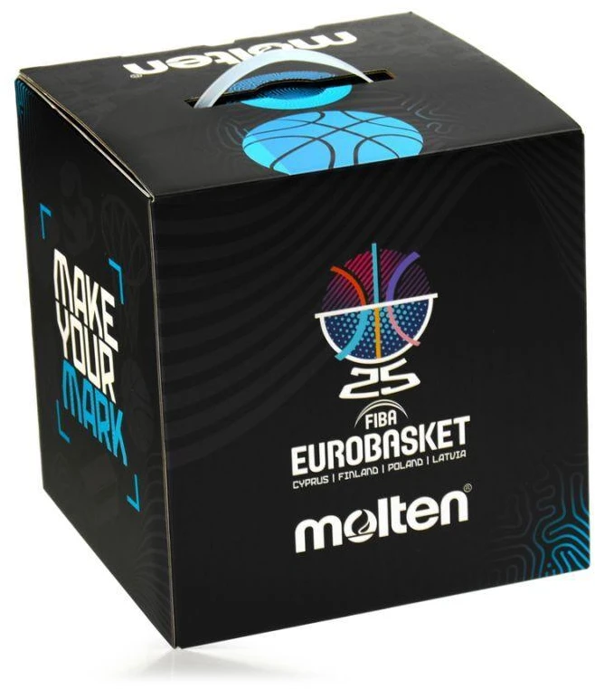 Krepšinio kamuolys competition MOLTEN B7G5000-E5Z FIBA Eurobasket 2025