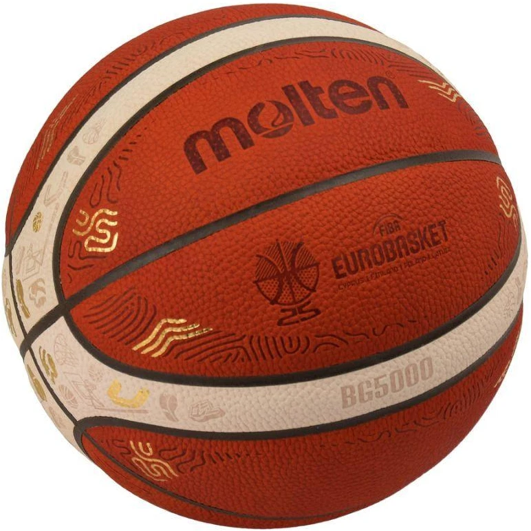 Krepšinio kamuolys competition MOLTEN B7G5000-E5Z FIBA Eurobasket 2025