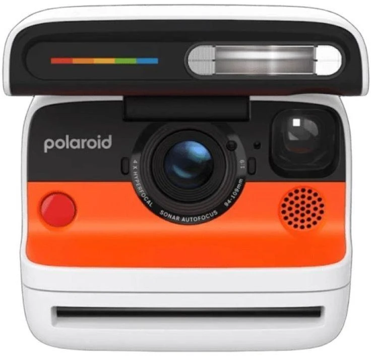 Polaroid Flip 79 x 79 mm Juodas, Oranžinis, Baltas