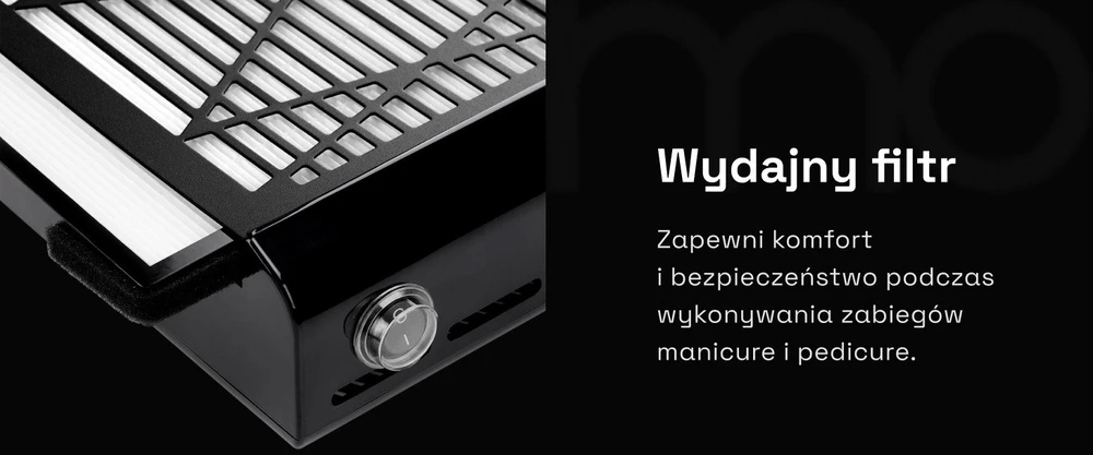 Activeshop Dulkių surinkėjas manikiūrui Momo J-23 kasetinis, juodas