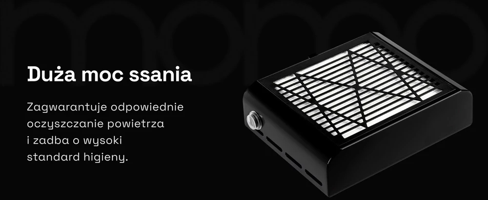 Activeshop Dulkių surinkėjas manikiūrui Momo J-23 kasetinis, juodas