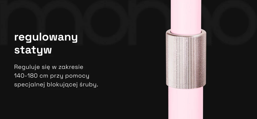 Activeshop Kosmetologinė procedūrų LED lempa Momo Glow MX6, rožinė