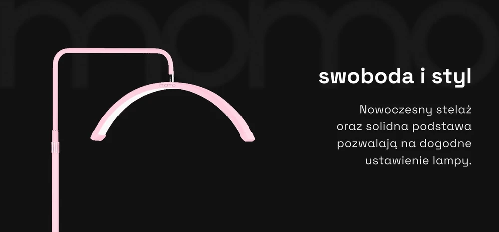 Activeshop Kosmetologinė procedūrų LED lempa Momo Glow MX6, rožinė