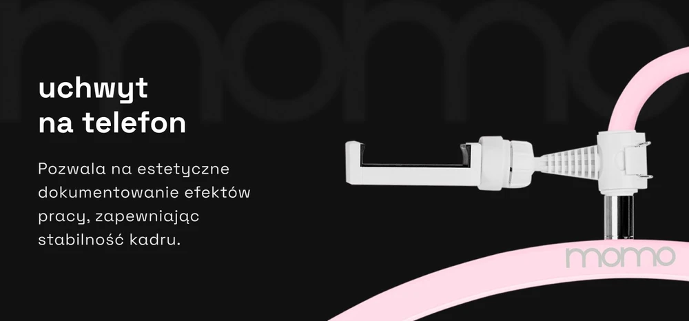 Activeshop Kosmetologinė procedūrų LED lempa Momo Glow MX6, rožinė