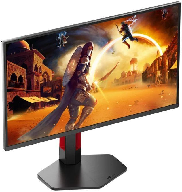 Monitorius AOC Q25G4SR, 24,5 colio, IPS, QHD jungtis, 16:9, 300 Hz, 1 ms, 2560 x 1440 pikselių, 400 cd/m2, HDMI jungtys: 2, juodas