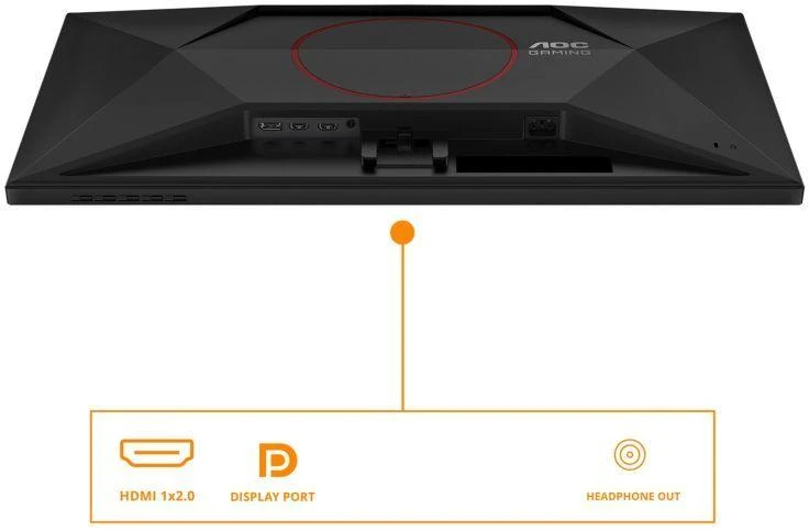 Monitorius AOC Q27G42ZE 27" IPS QHD 16:9 260 Hz 1 ms 2560 x 1440 pikselių 300 cd/m2, 1 HDMI prievadas, juodas