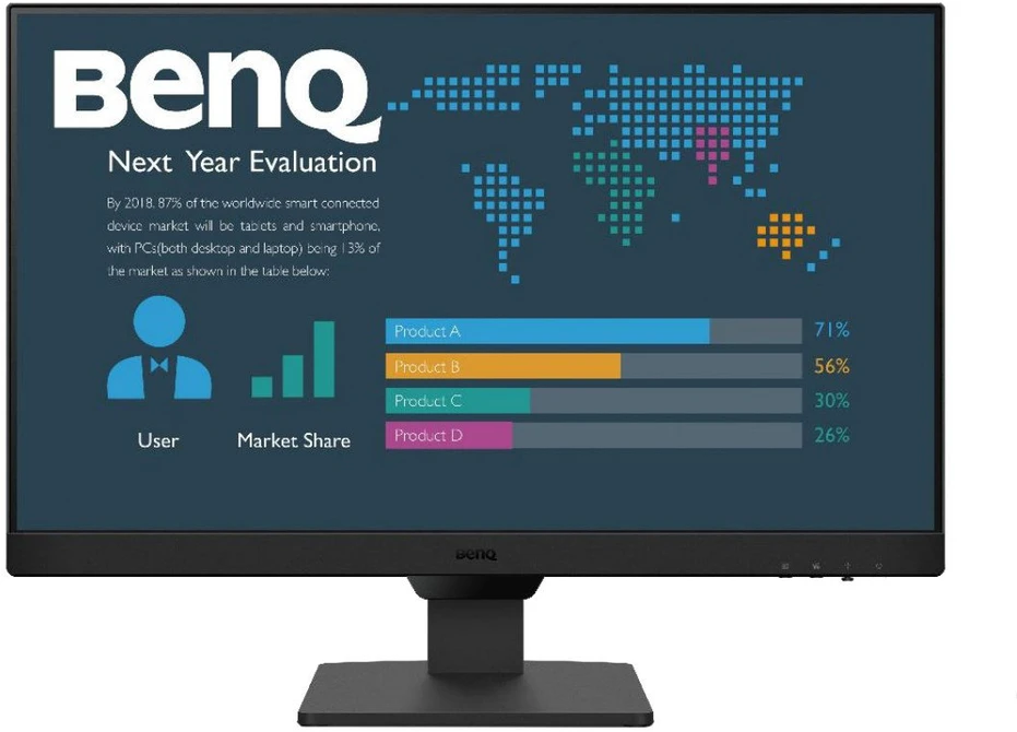 Monitorius BENQ BL2490 23,8 colio FHD IPS 250cd/m2 5ms 100Hz HDMIx2 DP garsiakalbiai