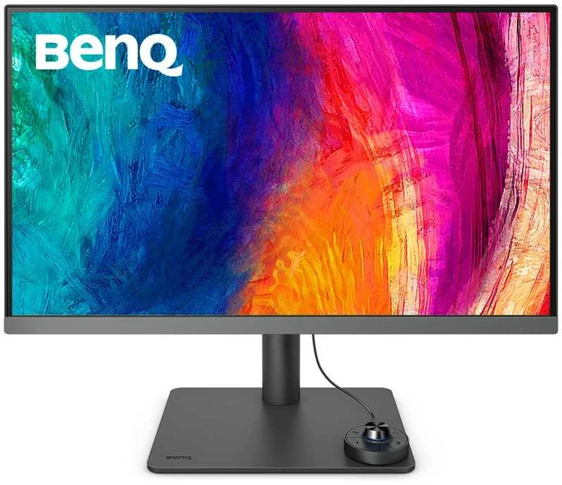 Monitorius BENQ PD2706U 27 colių IPS 4k 350 cd/m2 5ms HDMI DP USB C PD90W šakotuvas USB Pivot garsiakalbiai