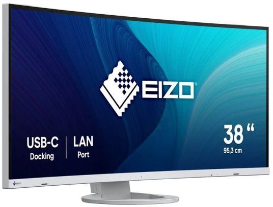 Monitorius EIZO FlexScan EV3895-WT, 95,2 cm (37,5") – 3840 x 1600 taškų – „UltraWide Quad HD+“ – LED – 5 ms – baltas
