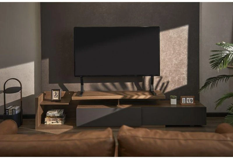 Laikiklis Gembird TVS-D90F-01 Tabletop TV stand, 45" - 90", juodas