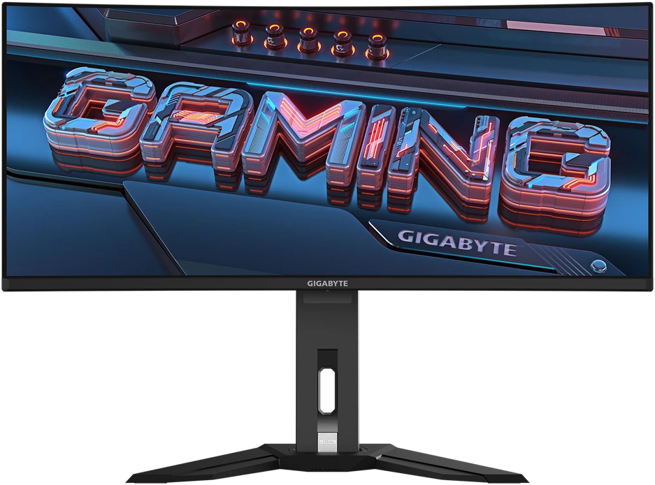 Monitorius Gigabyte | MO34WQC2 EK1 | 34" | OLED | WQHD | 240 Hz | 0,03 ms | 3440 x 1440 pikselių | 250 cd/m² | HDMI jungčių kiekis: 2