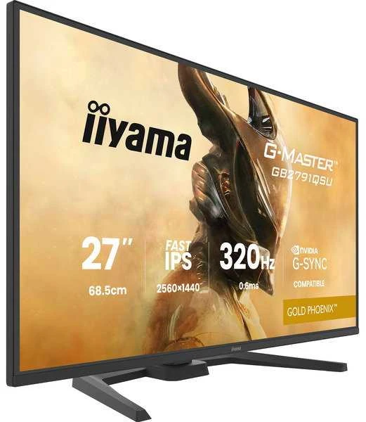 iiyama G-MASTER GB2791QSU-B1 computer monitorius 68.6 cm (27") 2560 x 1440 pikselių Wide Quad HD Juodas