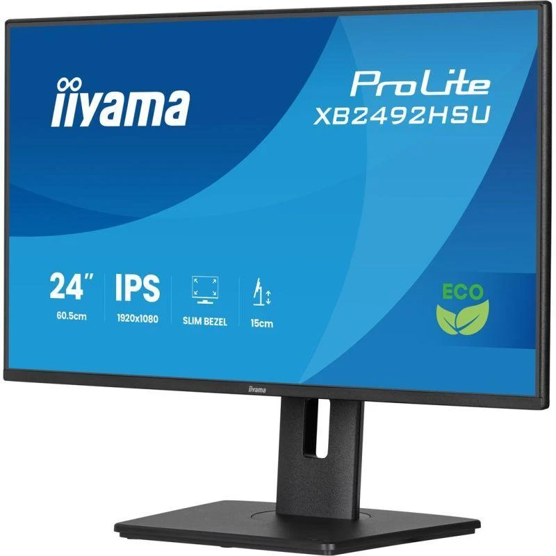 iiyama ProLite XB2492HSU-B1 computer monitorius 60.5 cm (23.8") 1920 x 1080 pikselių Full HD LED Juodas