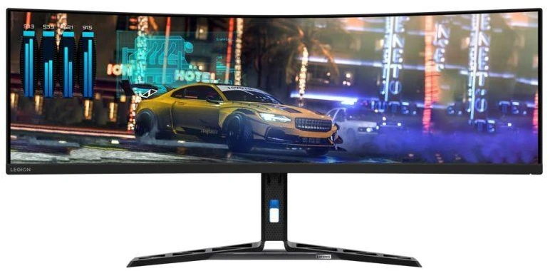 Monitorius Lenovo Legion R45w-30 44,5" 165 Hz 450 nitų AG 2x HDMI, DP, USB-C, RJ45 Juodas