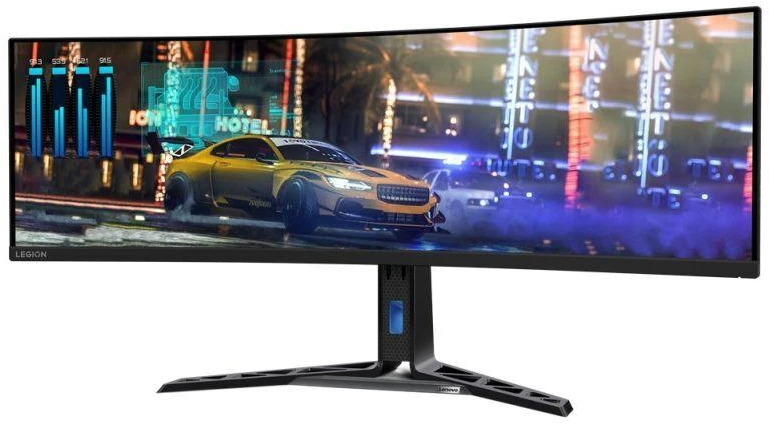 Monitorius Lenovo Legion R45w-30 44,5" 165 Hz 450 nitų AG 2x HDMI, DP, USB-C, RJ45 Juodas