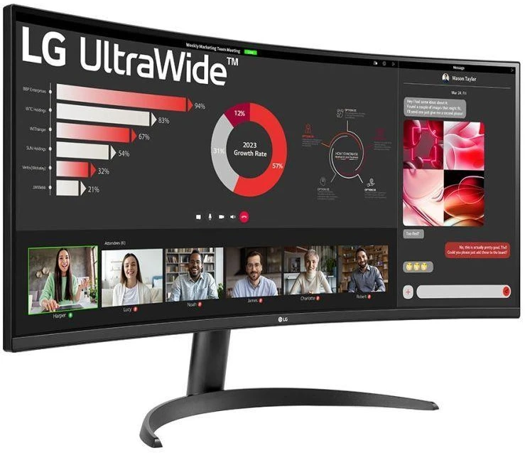 Monitorius LG LED 34" 34WR50QK-B 100Hz