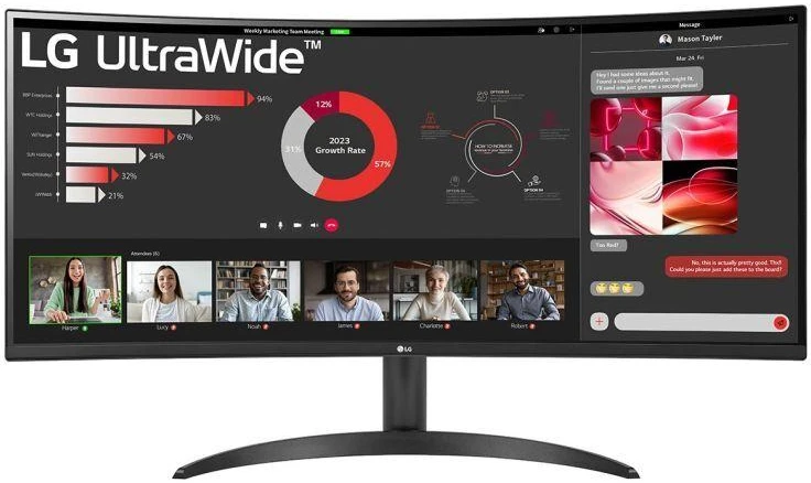 Monitorius LG LED 34" 34WR50QK-B 100Hz