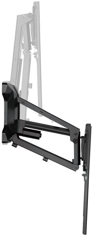 Maclean MC-891 elektrinio televizoriaus sieninis laikiklis su nuotolinio valdymo pulto aukščio reguliavimu 37''–70'' maks. VESA 600x400 iki 35kg virš židinio Tvirtas