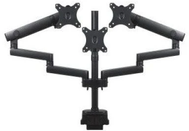 Laikiklis Tvirtinamas stalas 3 monitoriams Maclean MC-811 (stalinis kompiuteris, 17" - 27", maks. 20kg)