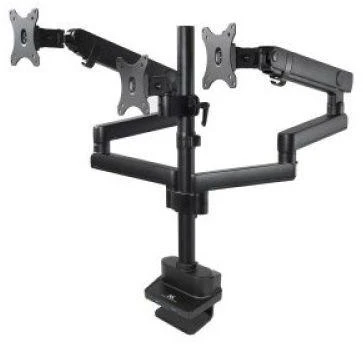 Laikiklis Tvirtinamas stalas 3 monitoriams Maclean MC-811 (stalinis kompiuteris, 17" - 27", maks. 20kg)