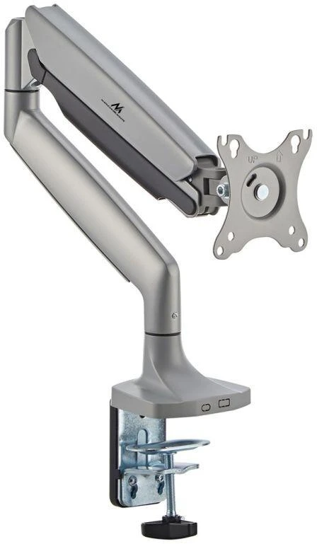 Maclean monitoriaus laikiklis, kompiuterio ekrano laikiklis, dviguba rankena, su dujine spyruokle, 17"-45", 16 kg, MC-969