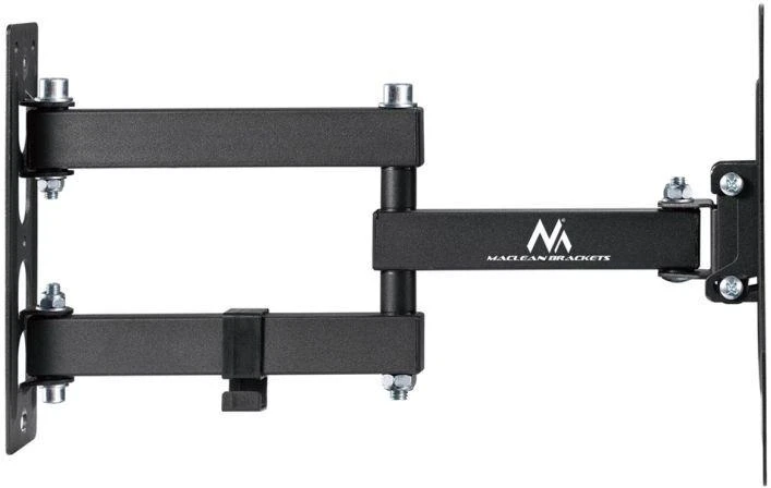 Maclean MC-700N TV Monitorius sieninis laikiklis Universalus max VESA 200x20 23"-43" 30kg Juodas Prailginamas pakreipimas mažiems televizoriams